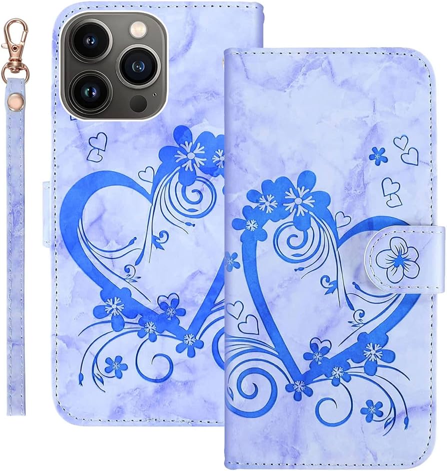 iPhone13 ケース PU皮革 手帳型 カバー 財布型 収納付き ブルー iPhone13 ケース PU皮革 手帳型 カバー 財布型 収納付き ブルー 楽天